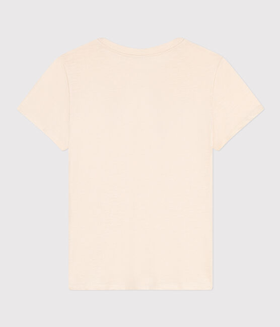 T-shirt LE DROIT girocollo in cotone Donna ecru AVALANCHE