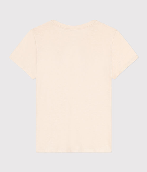 T-shirt LE DROIT girocollo in cotone Donna ecru