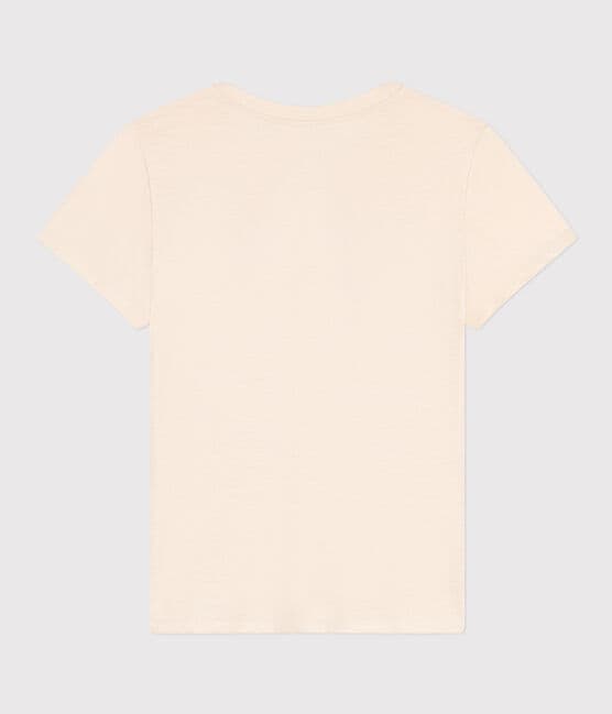 T-shirt LE DROIT girocollo in cotone Donna ecru AVALANCHE