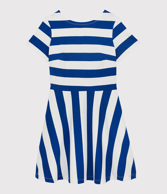 Abito a righe Donna blu SURF/bianco MARSHMALLOW