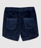 Short bambina in velluto blu SMOKING