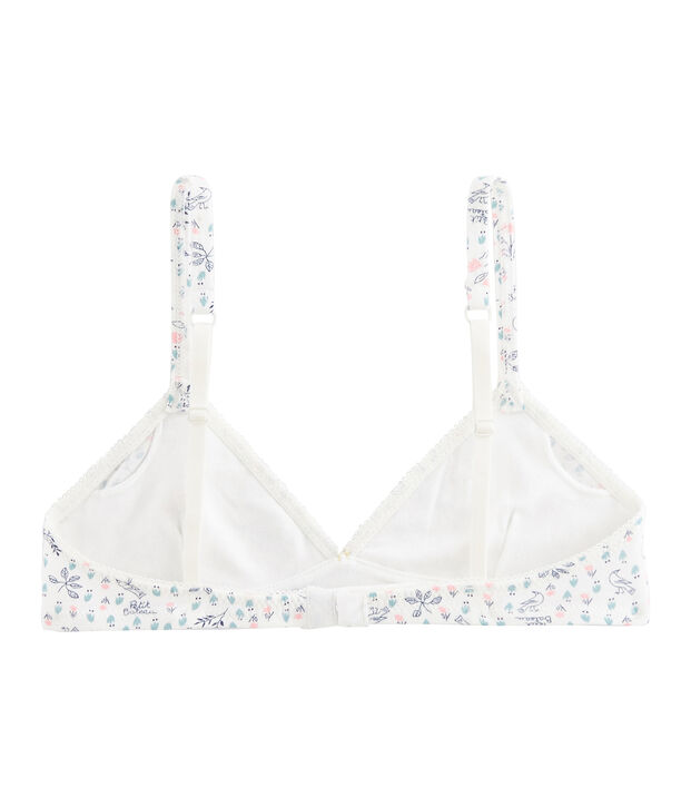 Reggiseno imbottito ragazza bianco/multicolore