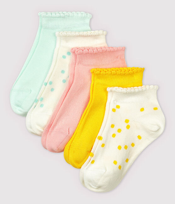 Confezione da 5 paia di calzini bassi bambina variante 1