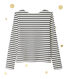 Marinière femme décolletée dans le dos. Petit bateau x Marie-Agnès Gillot