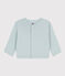 Cardigan neonato in cotone  verde BULLE