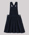 Abito salopette bambina blu SMOKING