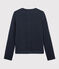 Cardigan in tubique trapuntato Donna blu SMOKING