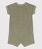 Tutina corta neonato in spugna DD2:D116 verde MARECAGE