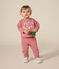 Maglia in tessuto felpato neonato rosa ROSEWOOD