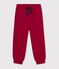 Joggers in cotone bambino rosso