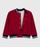Giacca stile teddy in sherpa tinta unita bambino AMARANTE