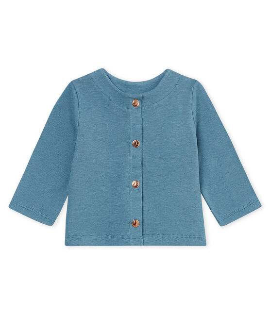 Cardigan bambina in cotone/lino CRYSTAL CN