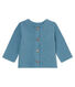 Cardigan bambina in cotone/lino