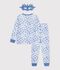 Pigiama travestimento da drago in cotone bambino blu/blu