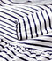 Abito a righe in cotone bebè. bianco MARSHMALLOW/blu SMOKING