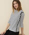 Marinière luccicante Donna bianco MARSHMALLOW/ SMOKING ARGENT BRILLANT