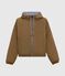 Giacca a vento calda unisex marrone BRINDILLE