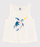 Canottiera in cotone bambina bianco MARSHMALLOW