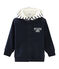 Felpa bambino reversibile con zip blu SMOKING