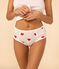 Confezione da 2 slip vita alta in cotone donna motivo cuore e rigato Variante 1 PACK
