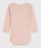 Body a maniche lunghe bebè in maglia traforata rosa SALINE