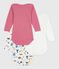 Set di body a maniche lunghe in cotone con stampa neonato variante 1