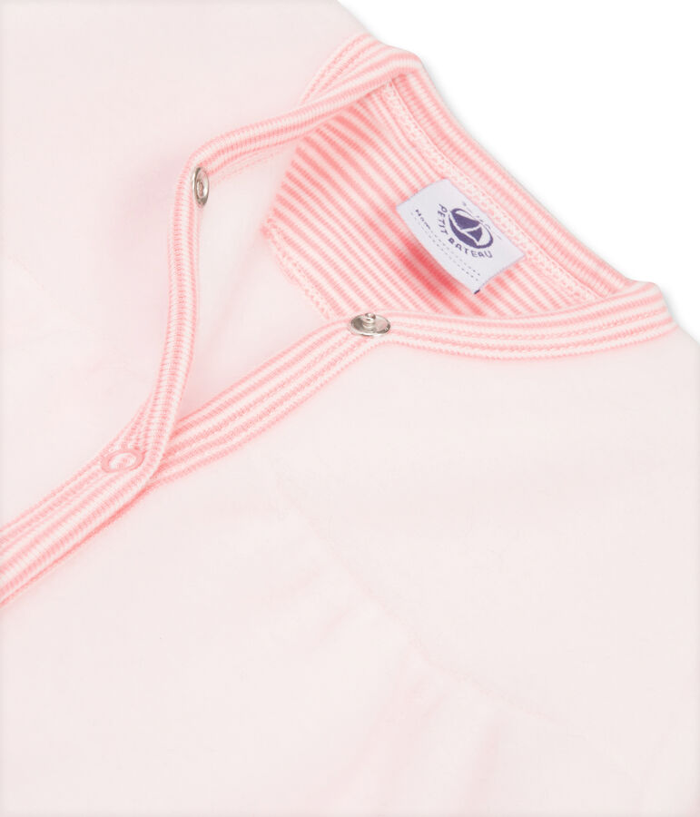 Tutina in pile beb&eacute; femmina rosa Vienne