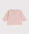 T-shirt bebè a maniche lunghe in cotone rosa SALINE