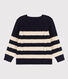 Maglione irlandese a righe in cotone unisex