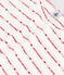 T-shirt L'ICONIQUE girocollo in cotone Donna bianco MARSHMALLOW/rosso TERKUIT