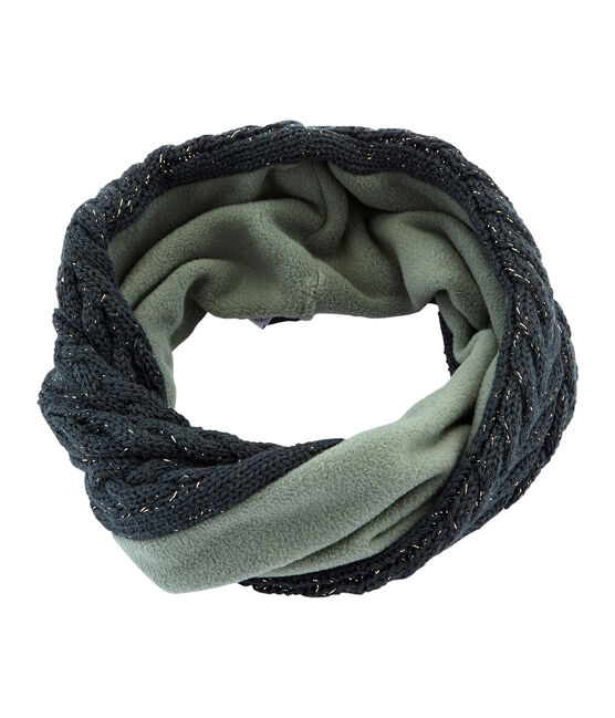 Copricollo in misto lana verde SHERWOOD/giallo DORE