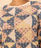 Pigiama patchwork donna in cotone bianco AVALANCHE/ MULTICO