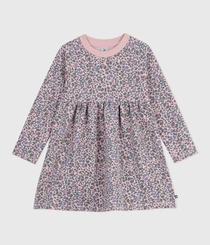 Petit Bateau Abito in Flanella Manica Lunga - Fantasia Quadri unisex (bambini