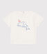 T-shirt a maniche corte in cotone tinta unita neonato