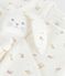 Confezione regalo nascita in cotone con stampa a fiori variante 1