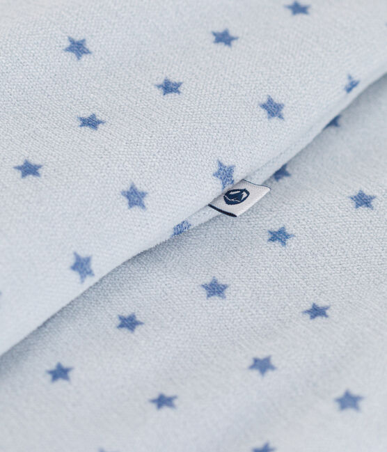 Bodyjama con stampa a stelline in velluto neonato blu GOMME/ BEACH