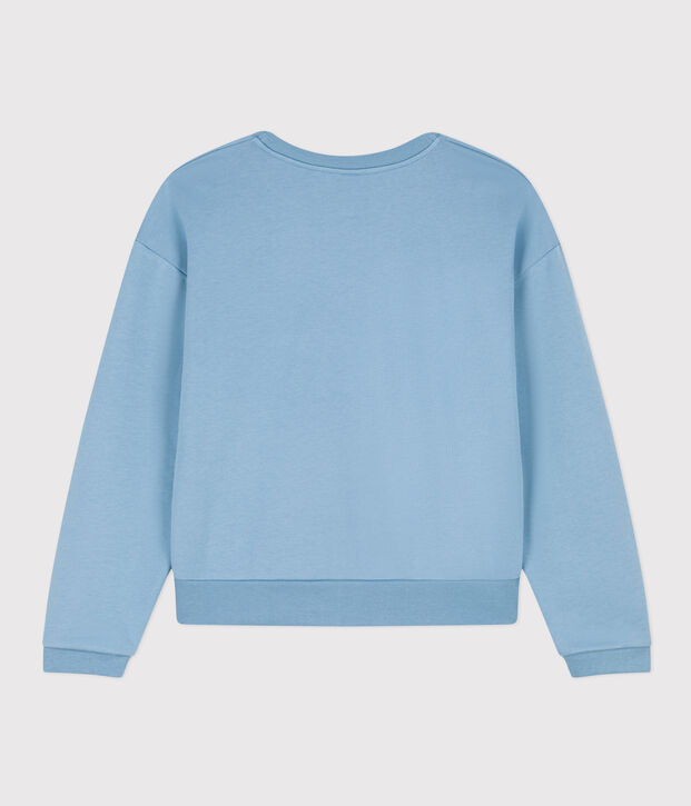 Felpa in molleton Donna blu