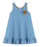 Abito bambina blu RIYADH/bianco MARSHMALLOW