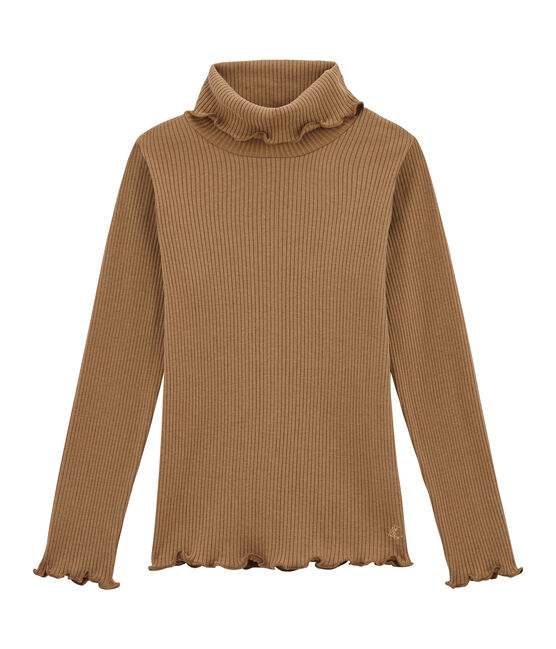 Dolcevita a maniche lunghe marrone BRINDILLE