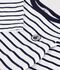 Iconico maglie a righe a righe da bambino in cotone spesso bianco/blu