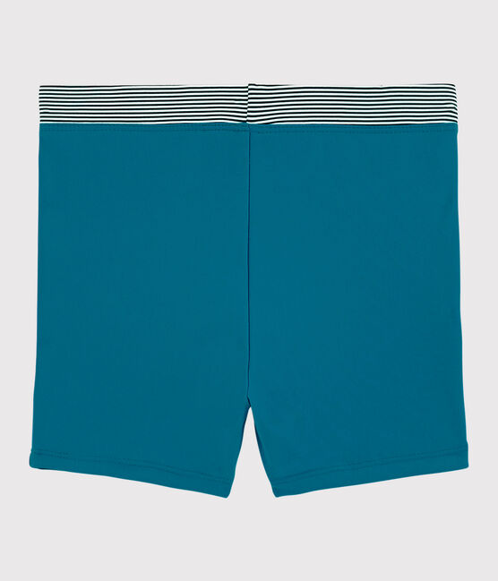 Costume da bagno riciclato bambino blu MYKONOS