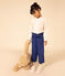 Blusa in garza di cotone bambina ecru AVALANCHE