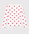 Cardigan scaldacuore in cotone Donna bianco MARSHMALLOW/rosso TERKUIT