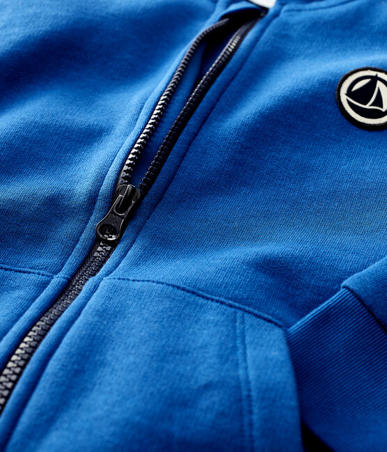 Felpa con cappuccio bambina/bambino blu MAJOR