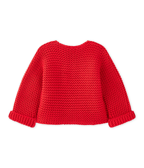 Cardigan bebé unisex rosso TERKUIT