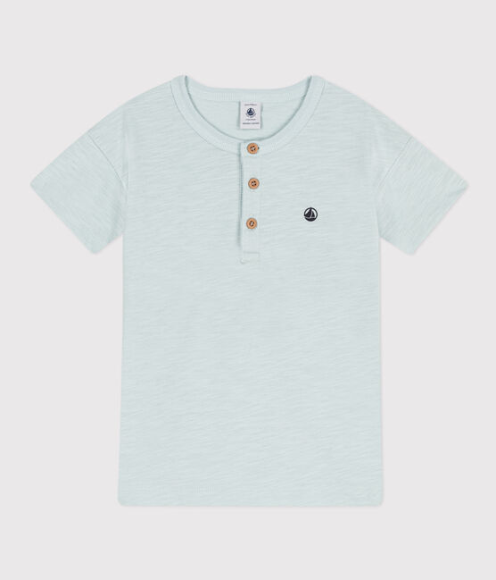 T-shirt  maniche corte in cotone bambino verde BULLE