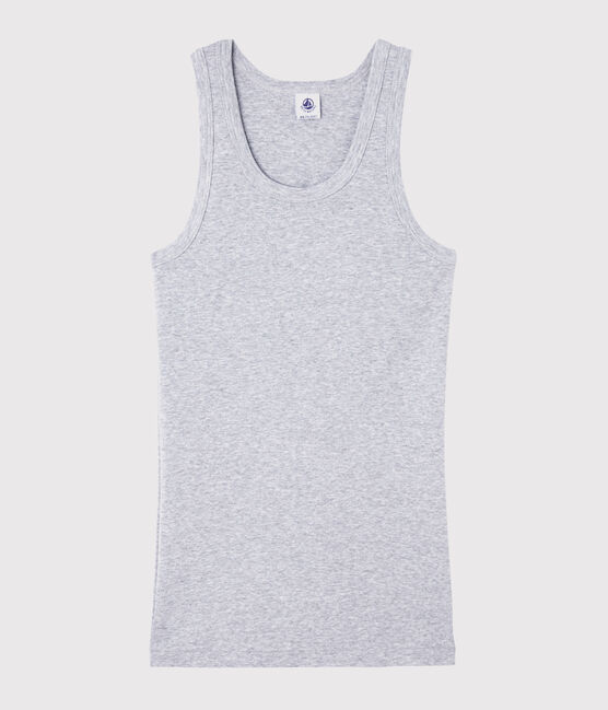 Canottiera iconica in cotone Donna grigio BELUGA CHINE