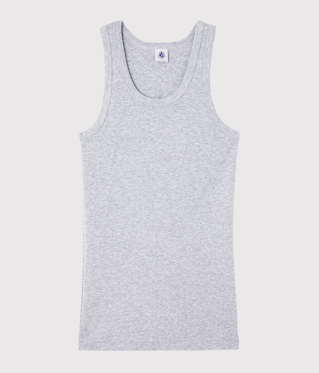 Canottiera iconica in cotone Donna BELUGA CHINE