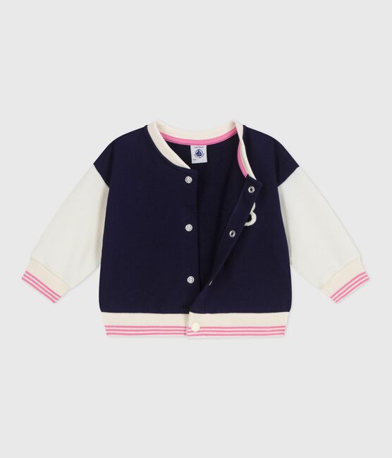 Teddy in cotone neonata blu SOIR/ MILK