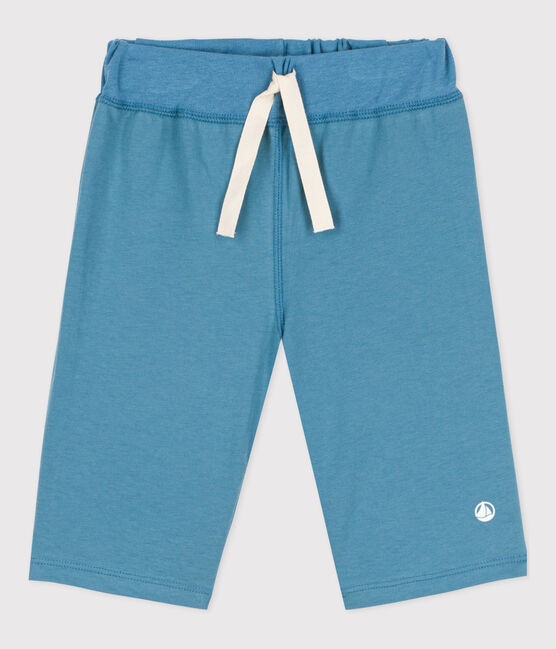 Bermuda in cotone bambino blu LAVIS